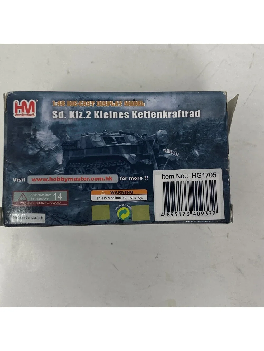 Hobby Master HG1705 Sd Kfz 2 Kettenkrad 1:48 Diecast Skijager Brigade Russia